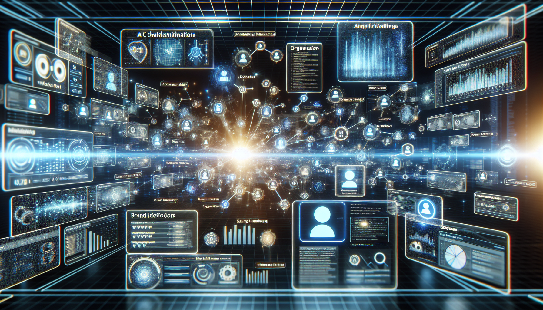 AI brand monitoring dashboard showing ChatGPT, Gemini, Claude and other chatbot platforms tracking brand mentions