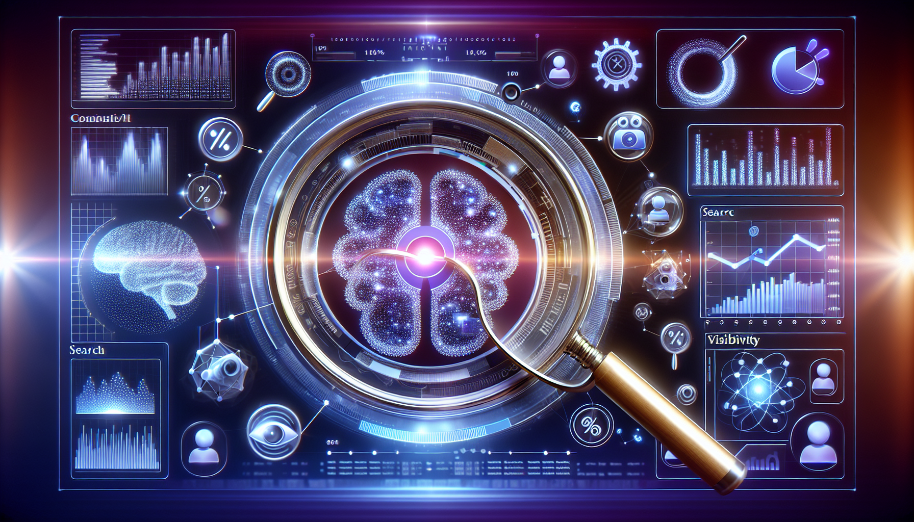 AI search optimization dashboard showing brand mention analytics across ChatGPT, Gemini, Claude and other AI models