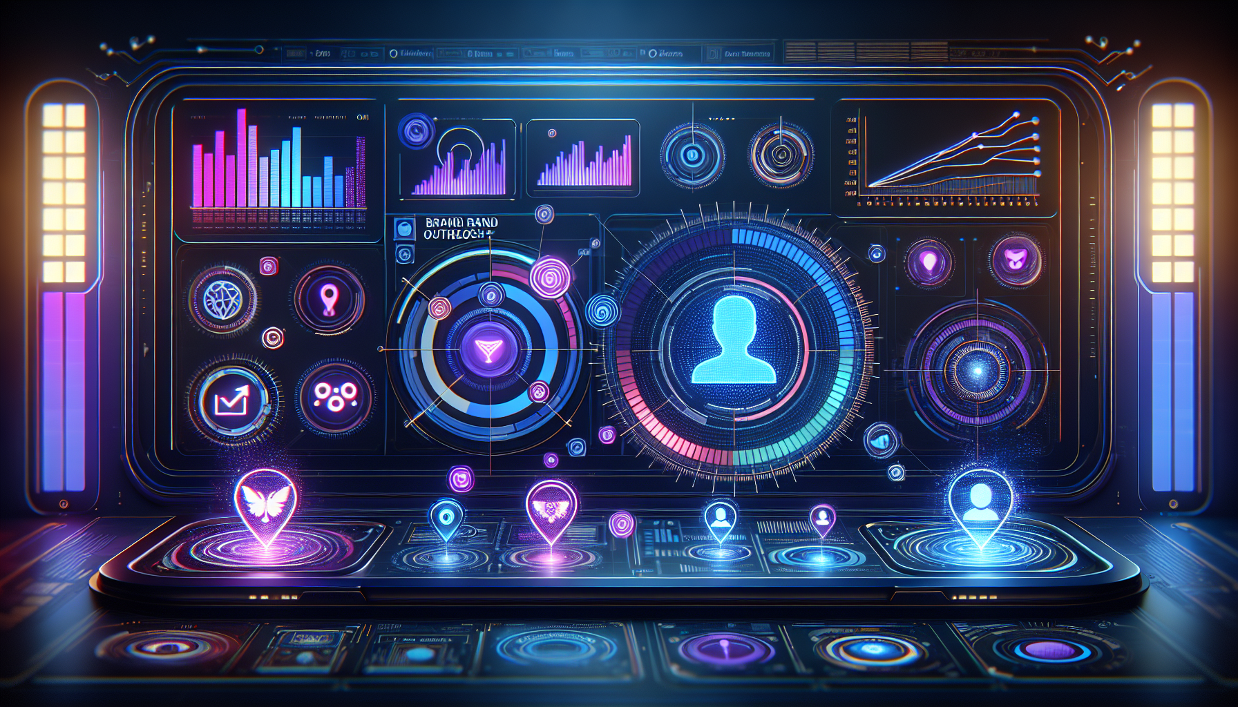 Searchfy AI dashboard showing real-time brand visibility tracking across ChatGPT, Gemini, Claude and other AI models