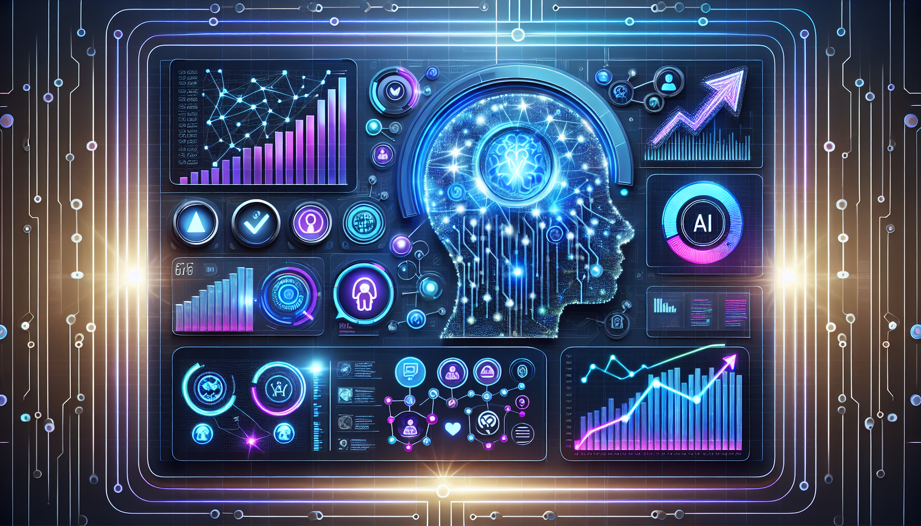 AI chatbot ranking dashboard showing brand visibility analytics across multiple language models with performance metrics