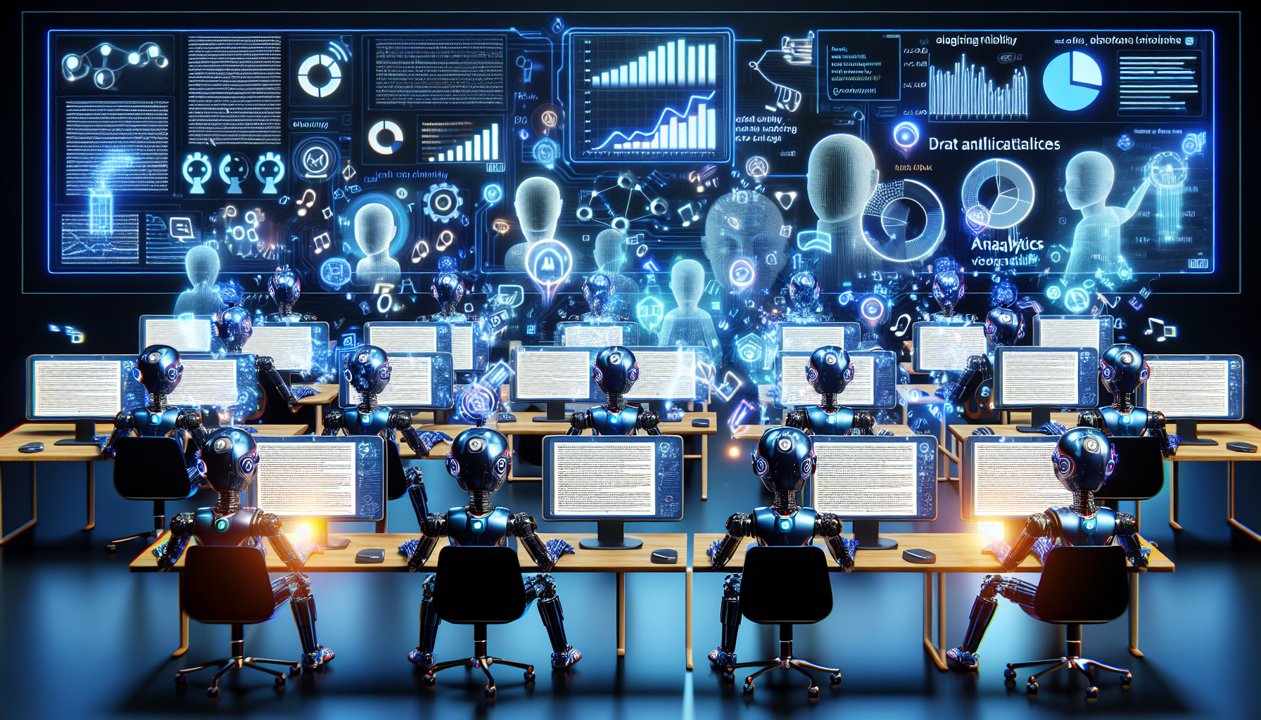 AI blog automation dashboard showing 8+ AI models including ChatGPT, Gemini, Claude tracking brand citations in 2024